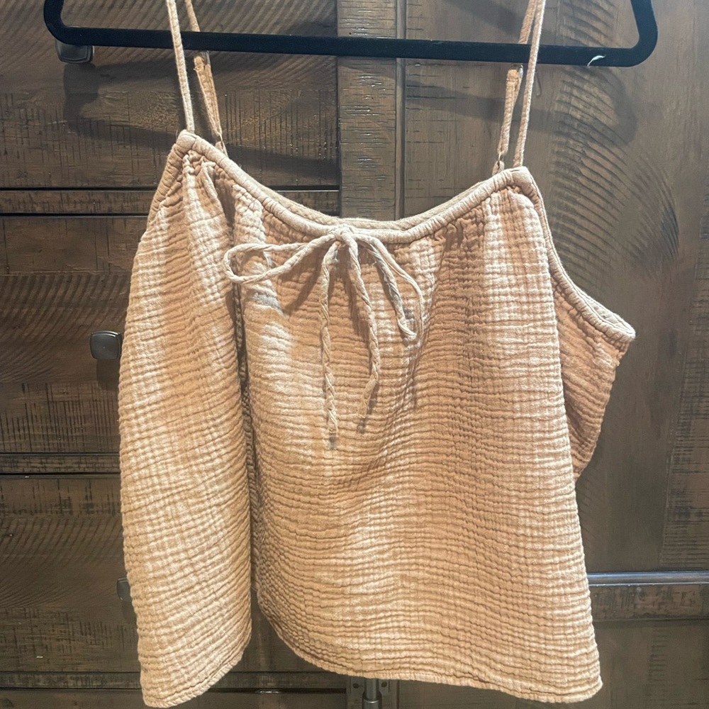 H&M Beige Textured Camisole